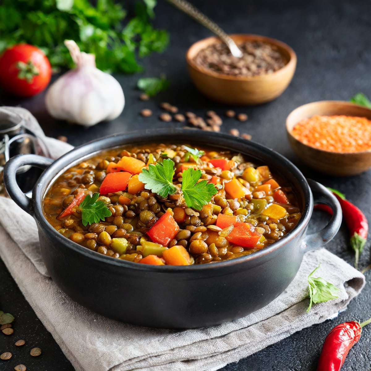 RECIPE: Spicy Lentil and Vegetable Stew
