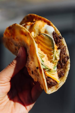 RECIPE: Smash Burger Tacos