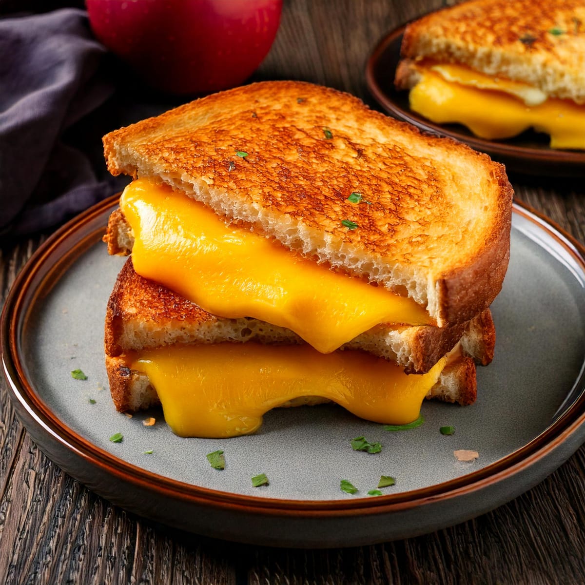 RECIPE: Good Vibes Apple and Cheddar Grilled Cheese