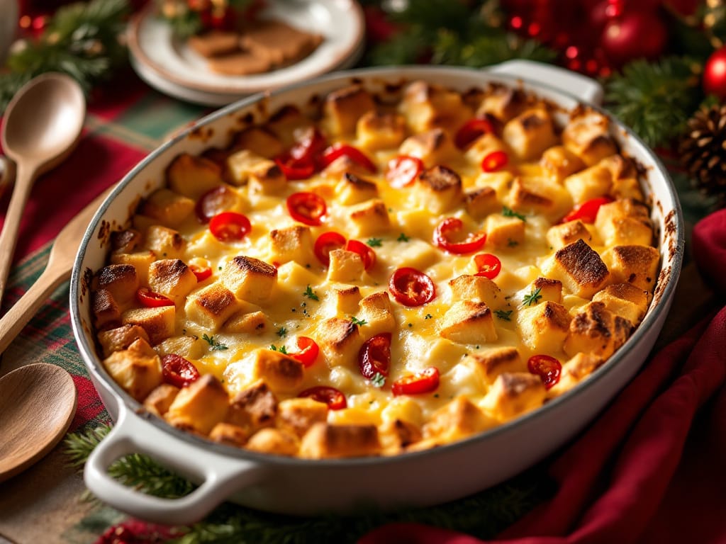 Good Vibes Christmas Morning Breakfast Strata