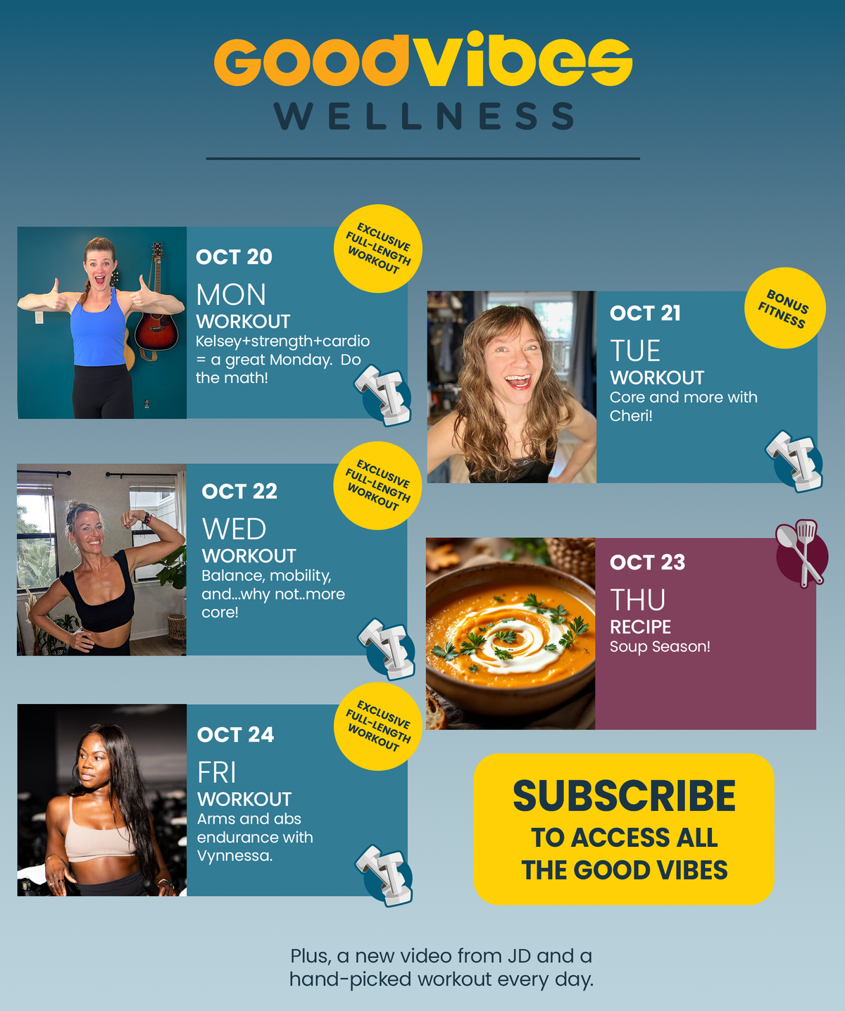 Next Week on Good Vibes Wellness