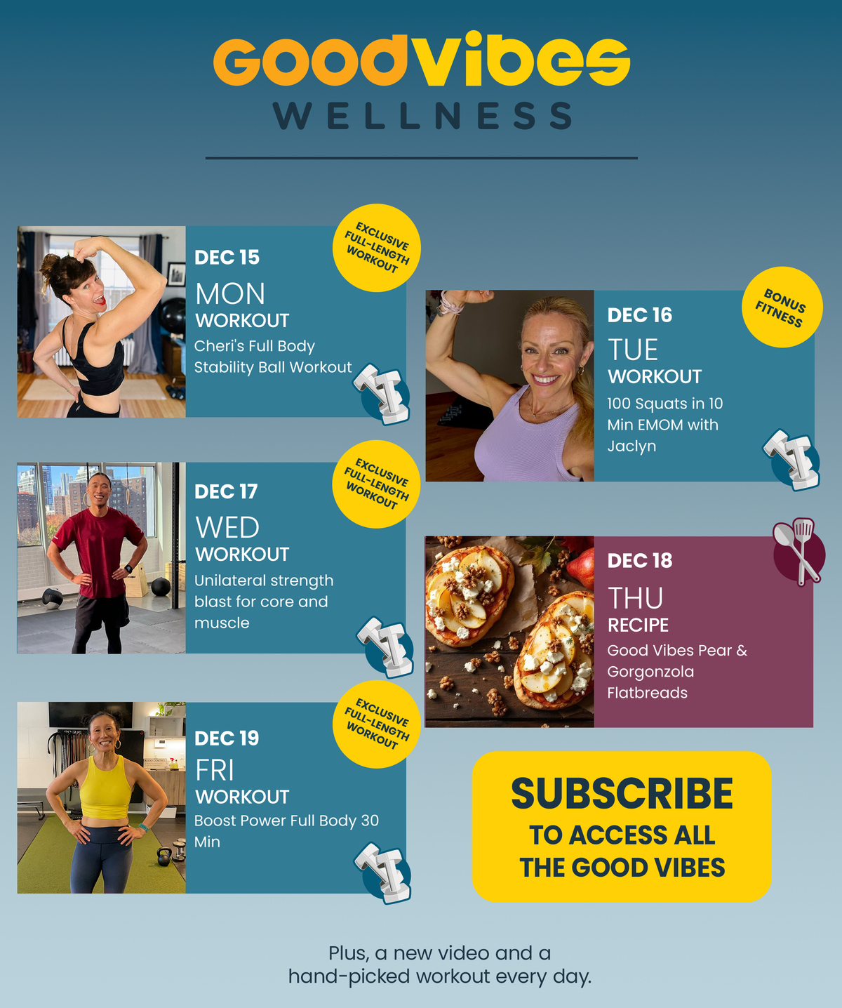 Next Week on Good Vibes Wellness