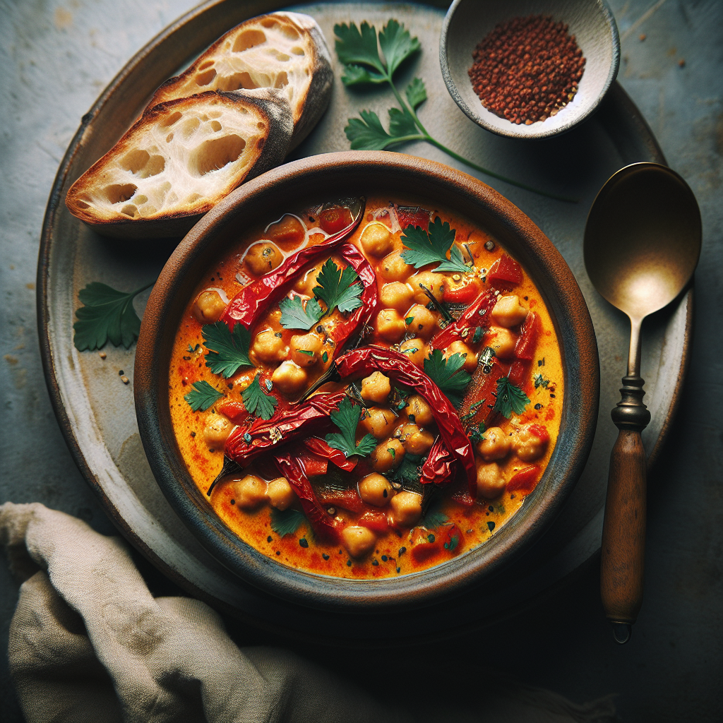 Good Vibes Creamy Roasted Red Pepper & Chickpea Stew
