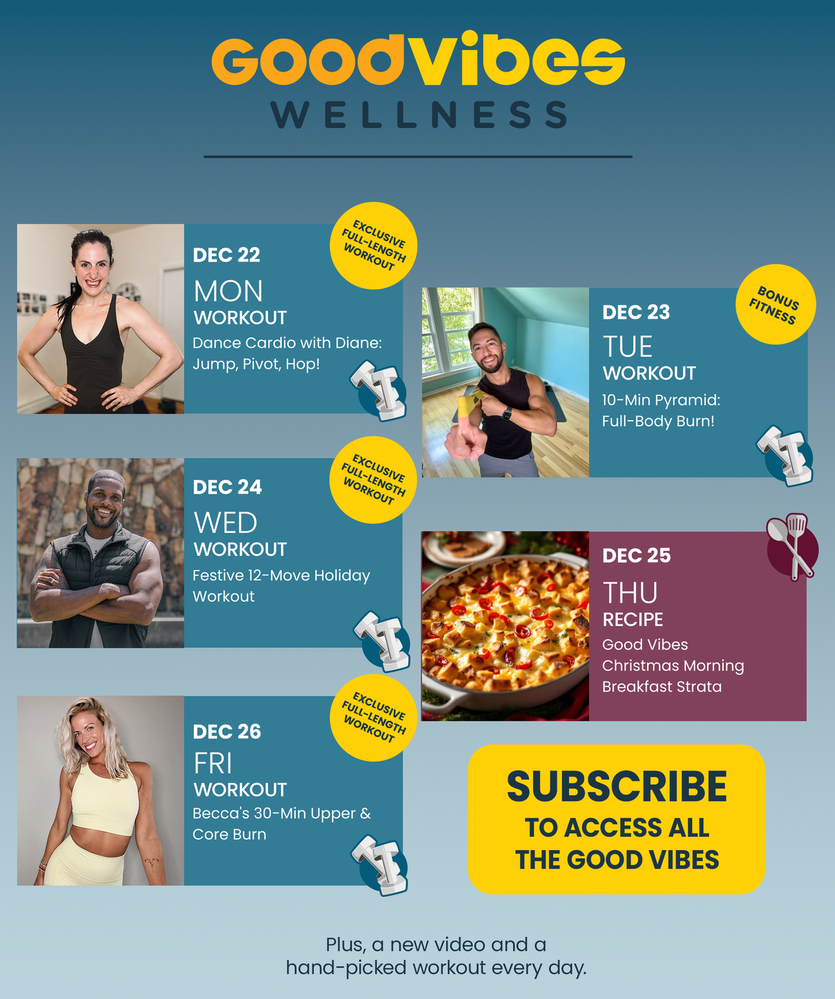 Next Week on Good Vibes Wellness