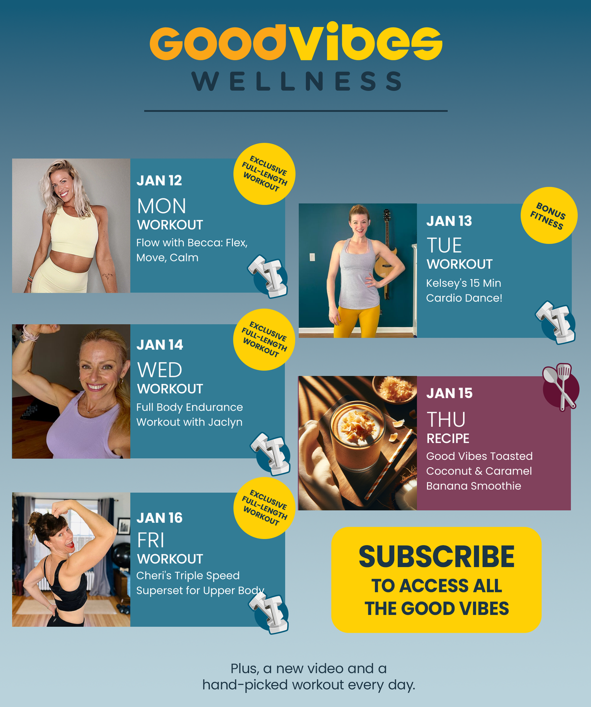 Next Week on Good Vibes Wellness