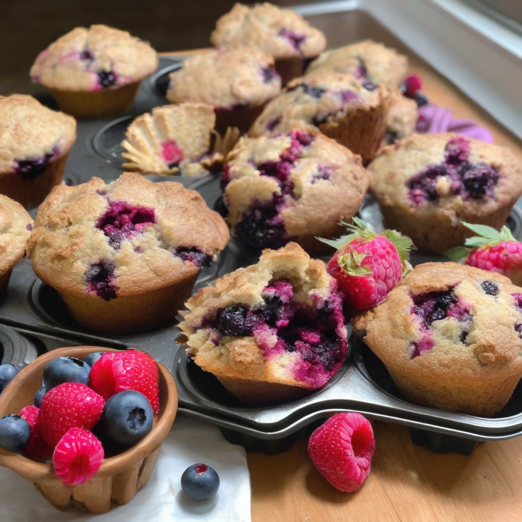 Good Vibes Berry Blissful Muffins