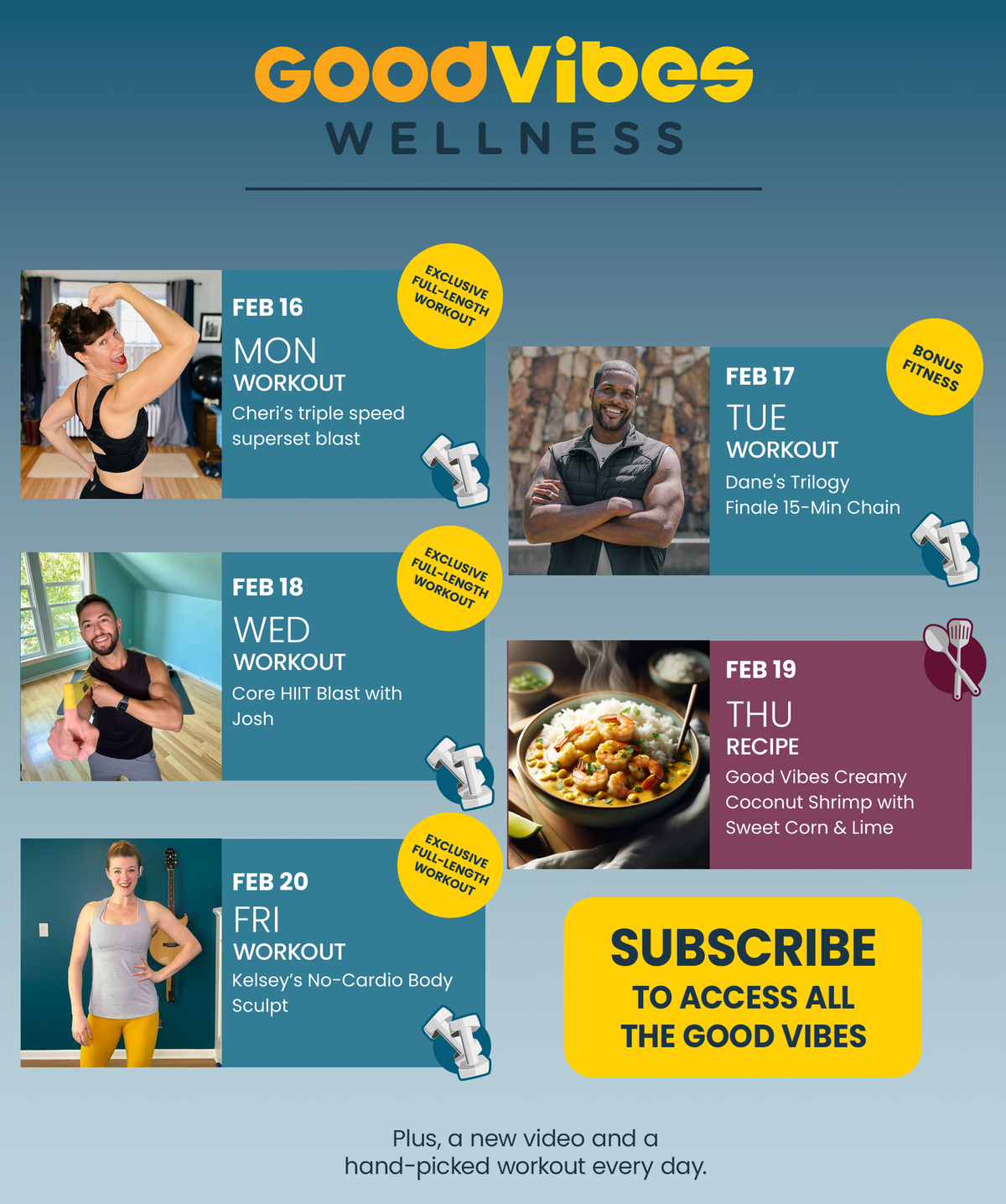 Next Week on Good Vibes Wellness