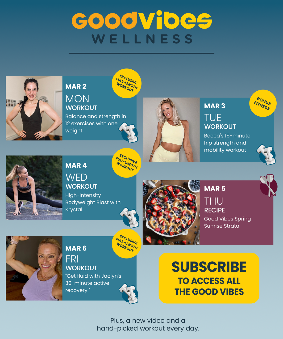 Next Week on Good Vibes Wellness