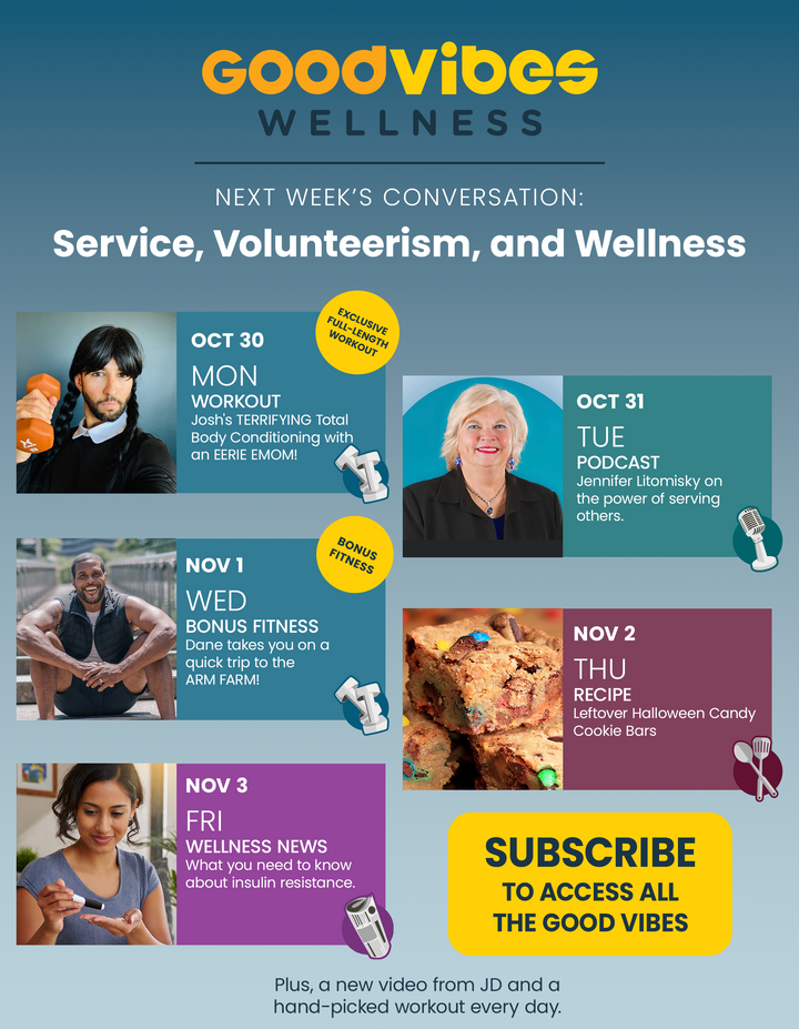 Next Week on Good Vibes Wellness