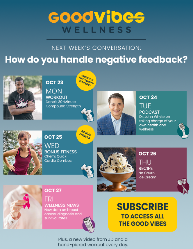 Next Week on Good Vibes Wellness