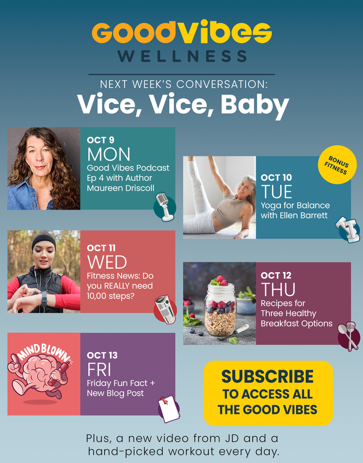 Next Week on Good Vibes Wellness