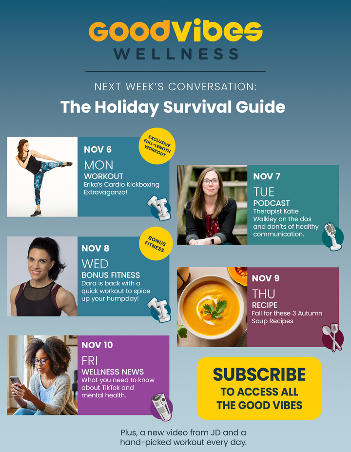Next Week on Good Vibes Wellness